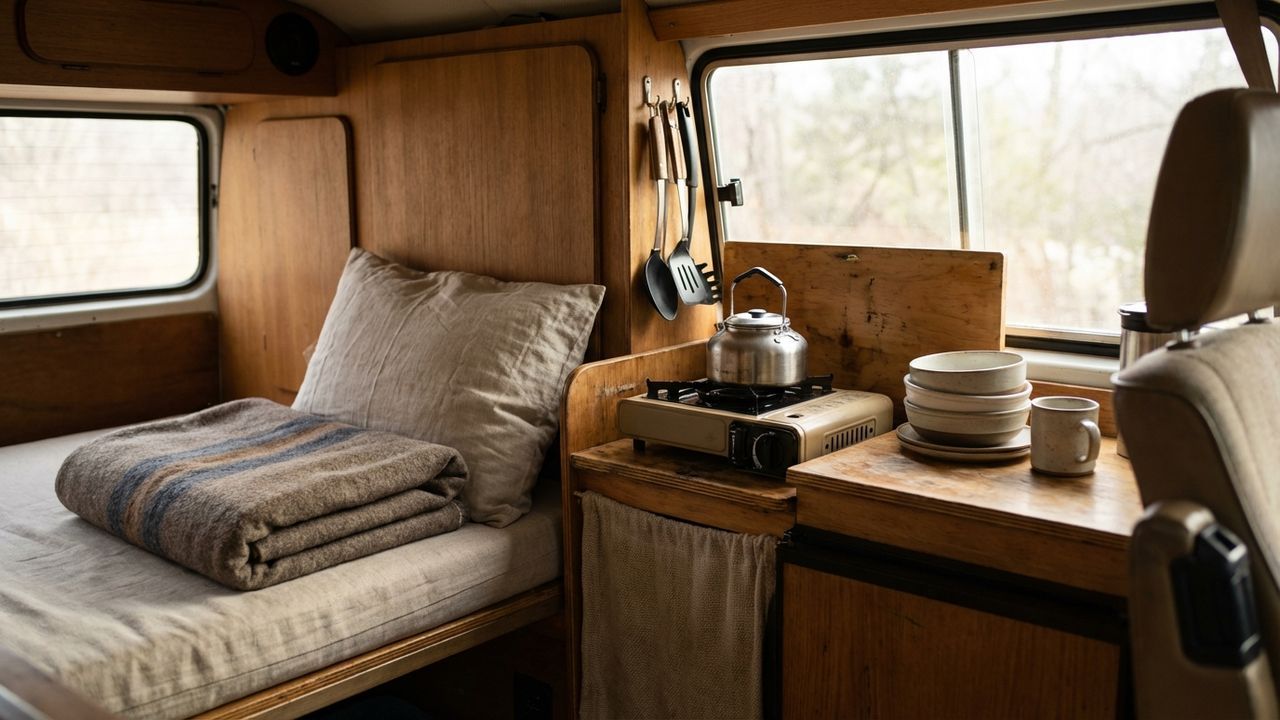 Intérieur du camping-car