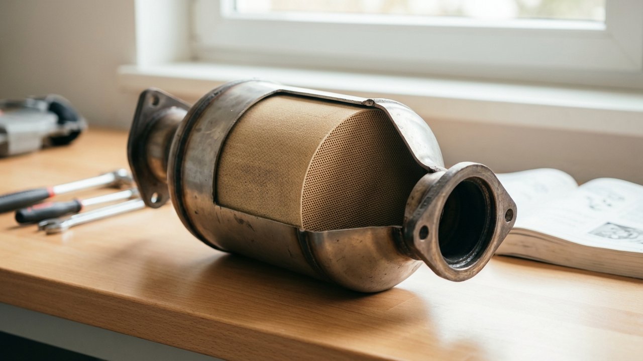 Structure interne d'un filtre à particules FAP montrant les canaux de filtration