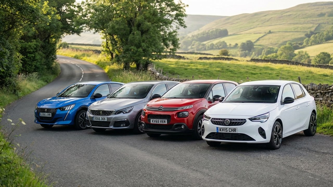 Gamme de véhicules équipés du moteur PureTech