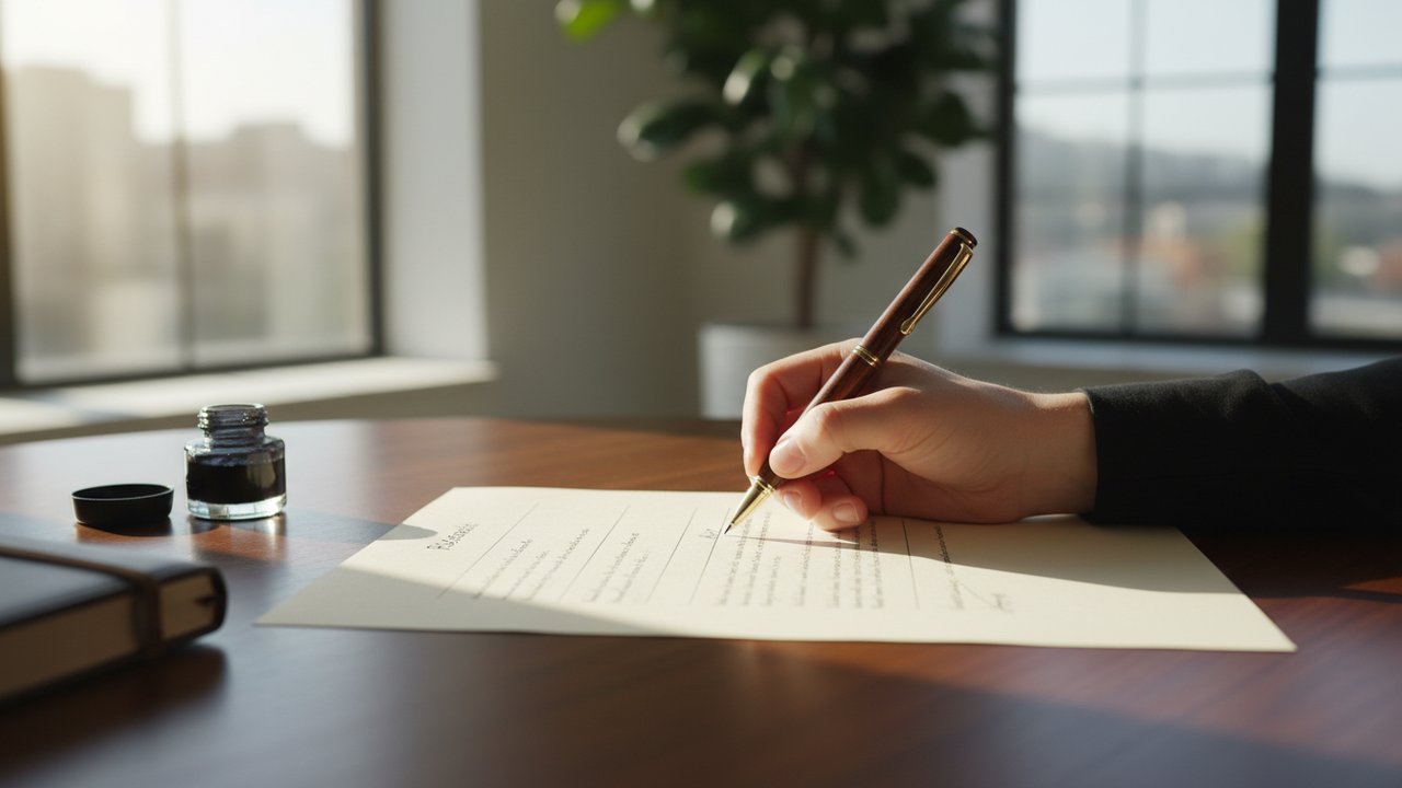 Rédaction d'une demande écrite de relevé d'informations