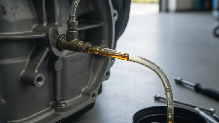 Purge d'un embrayage hydraulique avec tube transparent