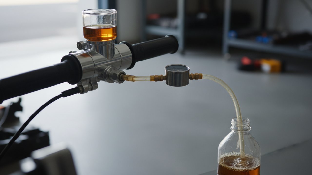 Purge de l'embrayage hydraulique sur une moto