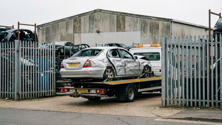 Voiture détruite après accident déclarée à l'écrasement de carte grise