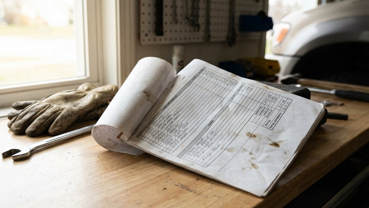 Devis détaillé de main d'œuvre et préparatifs en carrosserie automobile