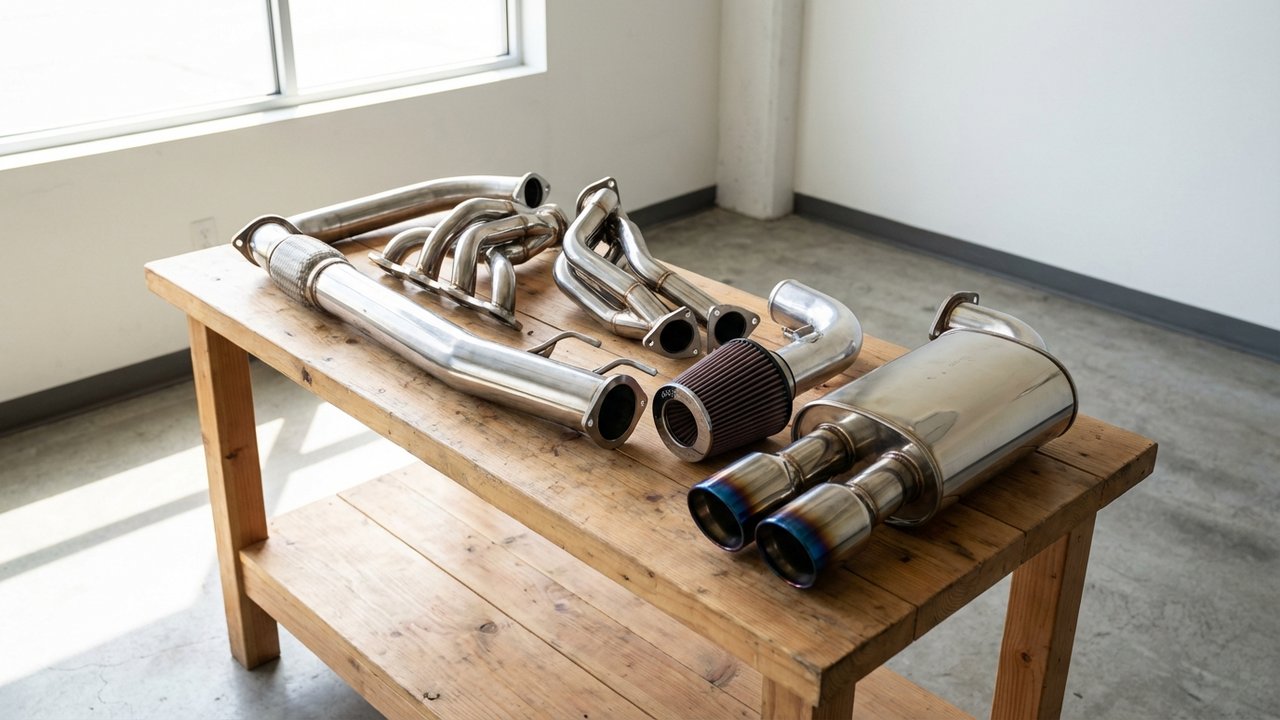 Système d'échappement sport et filtre à air haute performance pour Subaru turbo