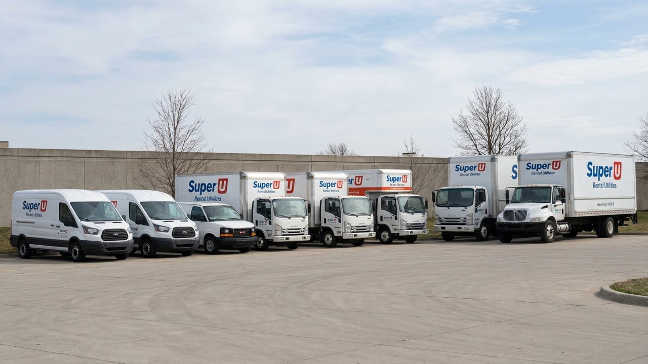 Gamme complète des utilitaires et camions disponibles à la location Super U