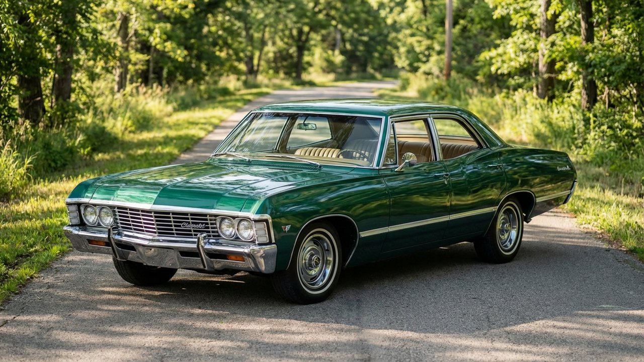 Chevy Impala 4 portes 1967 restaurée dans son état d'origine