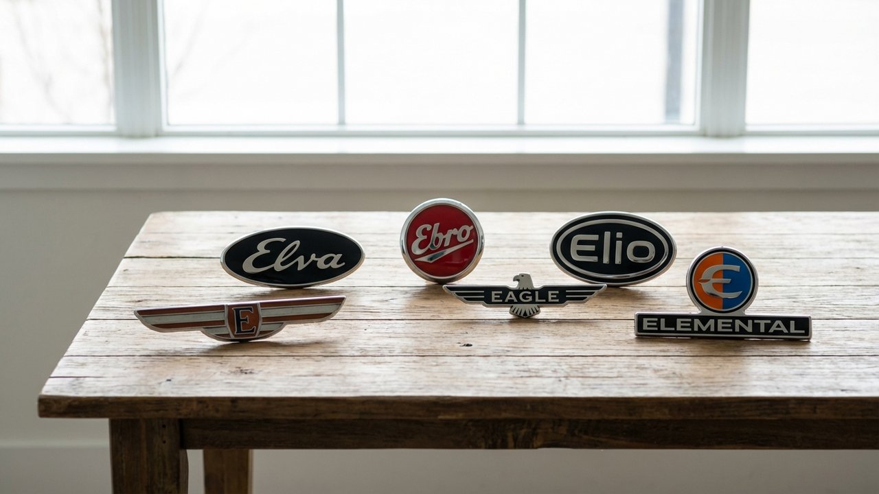 Logos des marques de voiture commençant par la lettre E