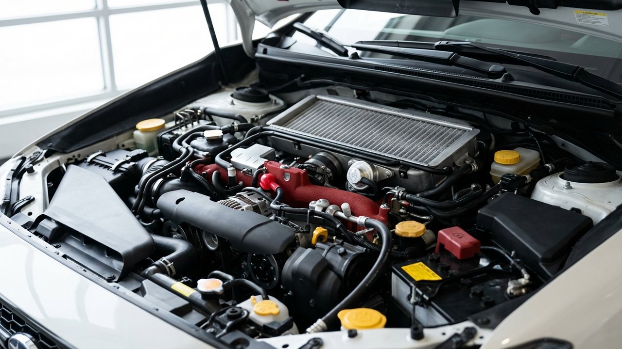 Moteur boxer turbocompressé FA24 de la Subaru WRX STI