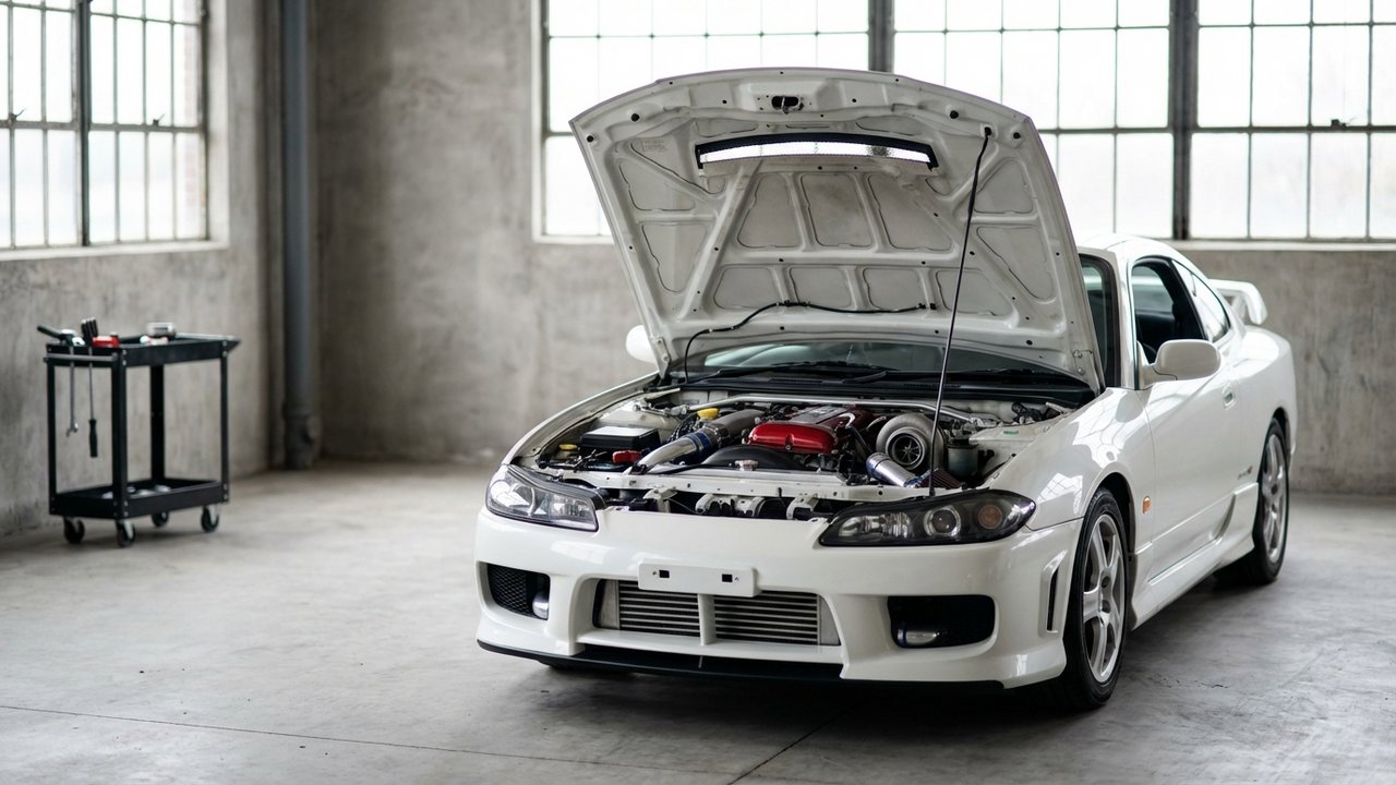 Moteur turbo SR20DET de la Nissan Silvia S15 Spec-R