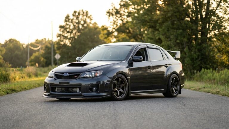 Subaru WRX STI avec kit Prodrive Performance Pack installé