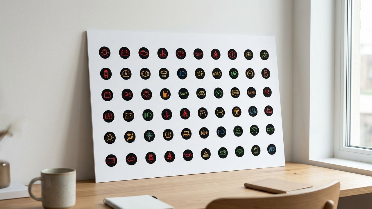 Tableau récapitulatif des voyants Mini Cooper avec significations