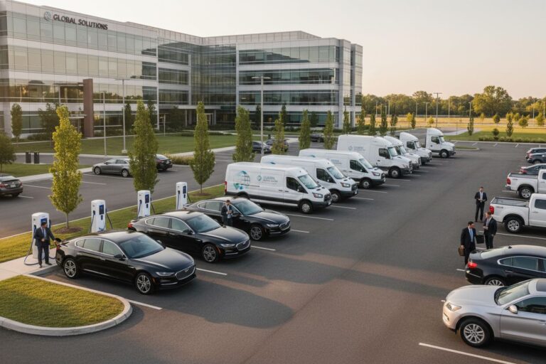 Quels types de véhicules peuvent être inclus dans une solution de gestion de flotte ?