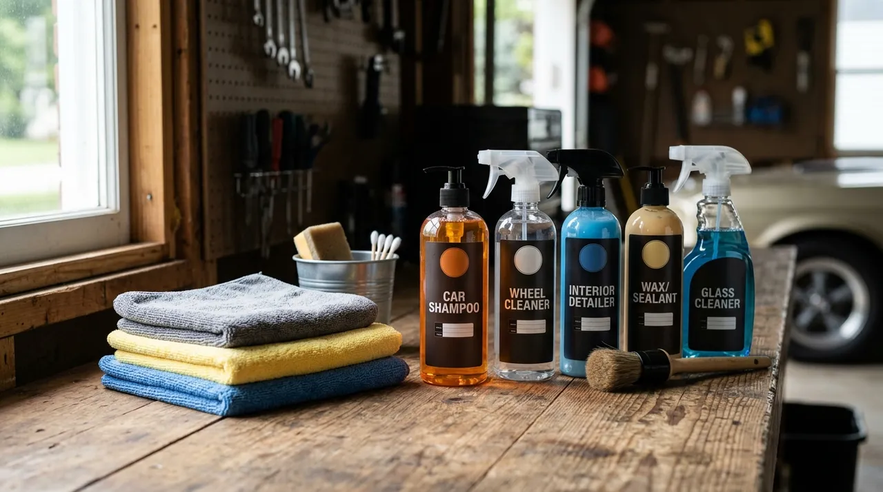 Produits adaptés pour enlever des traces de peinture sur une voiture
