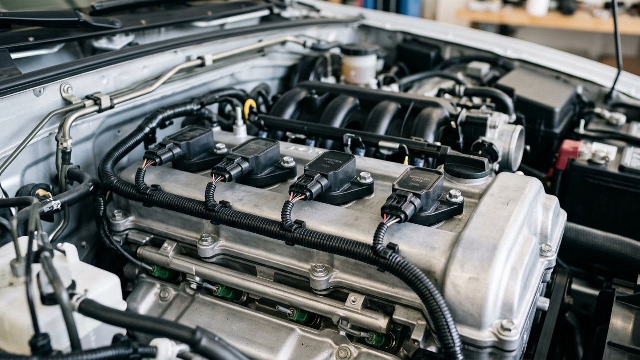 Bobine d'allumage du moteur Fiat 1.2 69 ch, défaut électrique récurrent
