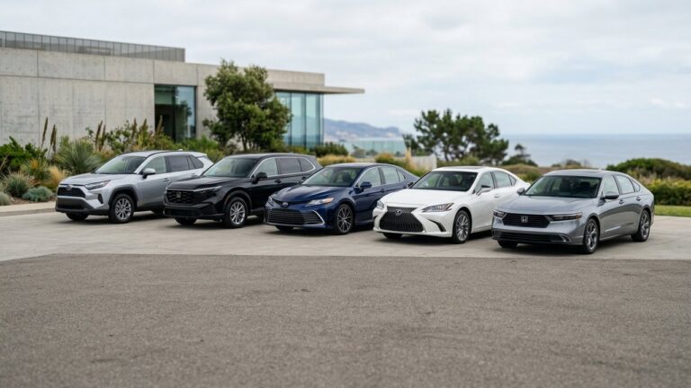 Classement des voitures les plus fiables : Toyota, Honda et Lexus