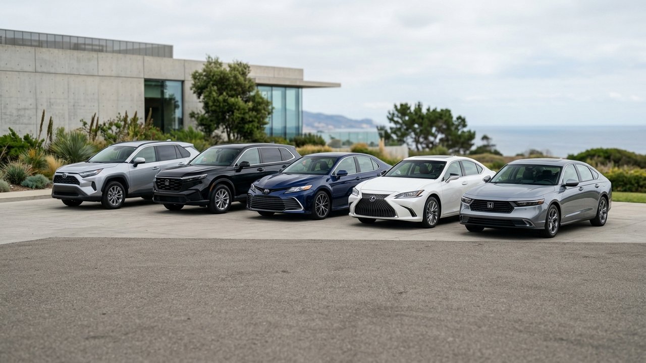 Classement des voitures les plus fiables : Toyota, Honda et Lexus