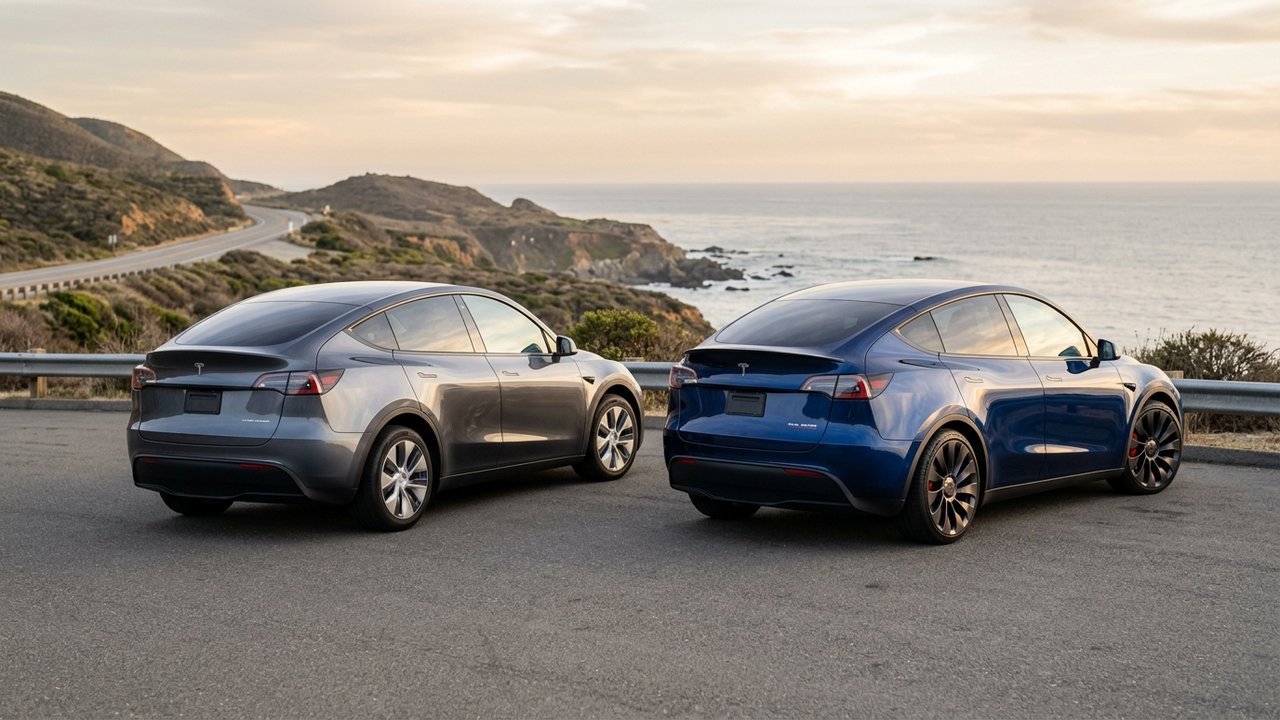 Comparaison des versions Long Range AWD et Performance du Tesla Model Y