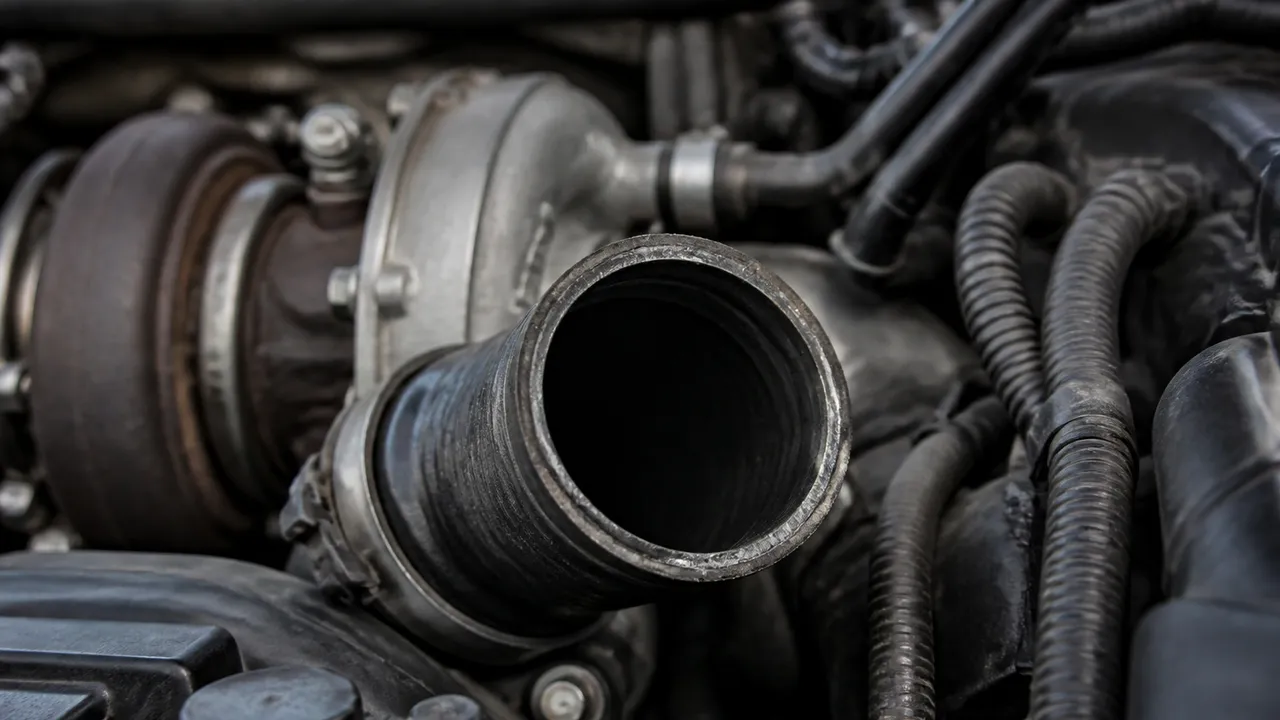 Durite turbo déboîtée sur un moteur 1.6 HDi